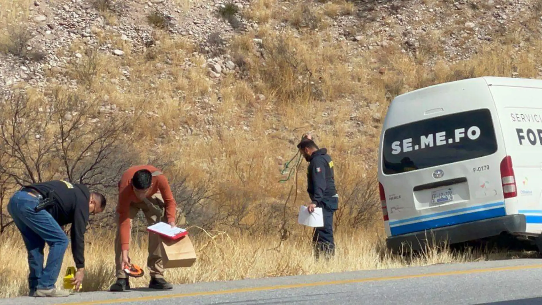 asesinan a hombre en carretera a delicias